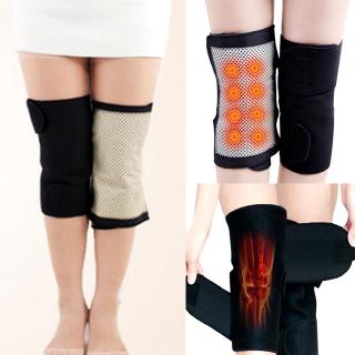 1Pair Magnetic Therapy Pain Relief Massage Protective Adjustable Tourmaline Self Heating Kneepad