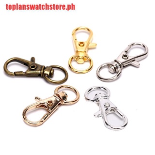 【toplanswatch】10pc Swivel Clips Snap Lobster Clasp Hook Key Ring Hooks DIY Je