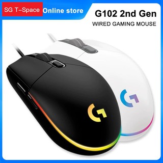 ๑▽●Logitech G102 LIGHTSYNC 2nd Gen Gaming Wired Mice RGB backlit gaming For Laptop windows 10/8/7