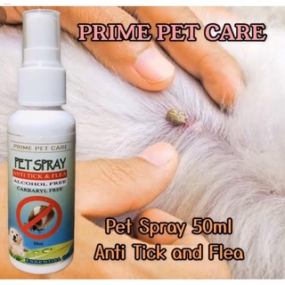 Anti Fleas & Ticks◑Flea & Tick Remover. Pet spray for Dog and Cat 50ml