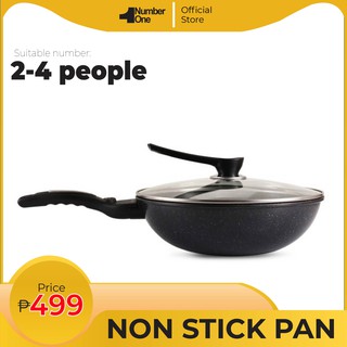 NO1 Wok non stick pan Diamond pan Frying pan Korean-style medical stone non-stick pan