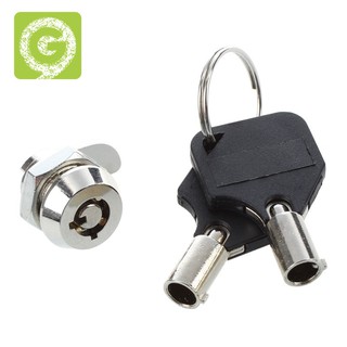Cabinet Door Quarter Turn Security Tubular Cam Lock w Keys