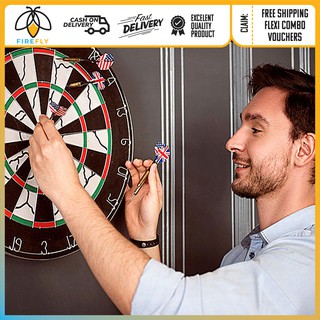 ❇Champion Darts Board Set Office Game Professional Dart Board Double sided Indoor Game Target Board