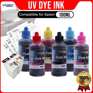 Yasen UV Dye Ink for Epson Dye Ink 100ml 6 Colors