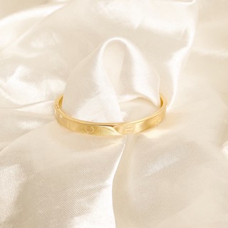 shop.matahum | snaptype c4rtier inspired bangle (gold, rosegold, silver, twotoned)
