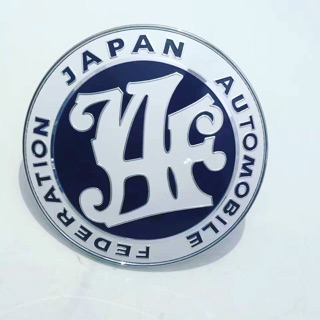 JAF Badge Emblem for grill BLUE