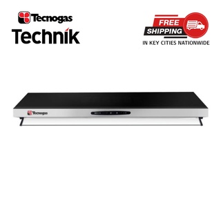☸❆✷Tecnogas 50cm traditional range hood with stainless trim TRH5001BL (Black with Stainless Front)