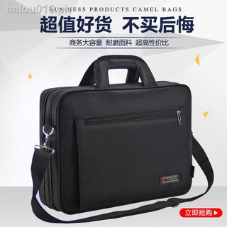 ready stock✙✤☌Business Men s Briefcase Canvas Tote Bag Oxford Hand File Business Work Computer Bag Large Capacity Office