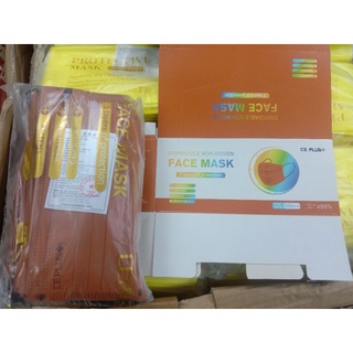 (Fast Shipping) CE Plus Disposable Non-Woven Colored Face Mask (50 pcs.