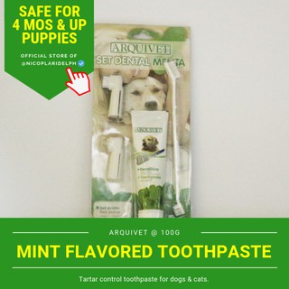 Arquivet Mint Flavoured Dental Set for Dogs (100g) [PRICE SLASHED]