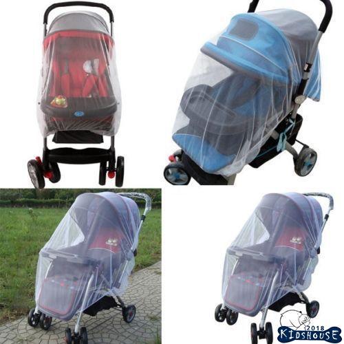 H-C★New 1X Whtie Stroller Pushchair Mosquito Insect
