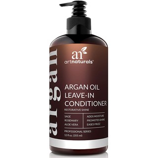 ArtNaturals Argan Oil Leave-In Conditioner - (12 Fl Oz / 355ml) - Organic and Natural Ingredients