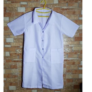 Laboratory Gown / Unisex Lab Gown / Lab Coat S/s (short sleeve) Bluish white (1)