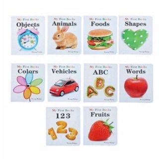 10 in 1 MY FIRST BOOKS EDUCATIONAL BOOKS FOR TODDLERS