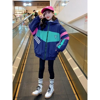 Fashionable autumn and winter hoodie jacket for girls 4 5 6 7 8 9 10 11 12 13 14 15 16 years old