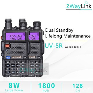 1PCS/2PCS Baofeng UV-5R 8W Walkie Talkie 10 km uv5r walkie-talkie hunting Ham Radio 10KM Baofeng UV-