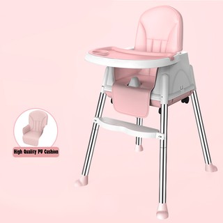 Foldable High Chair Booster Seat For Baby Dining Feeding, Adjustable Height & Removable Legs (6)