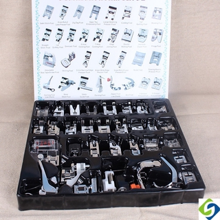 32 PCS/42PCS Domestic Sewing Machine Foot Feet Snap On For Brother Singer Set sewing kit household multifunctional Kit 32pcs Original Factory supplier