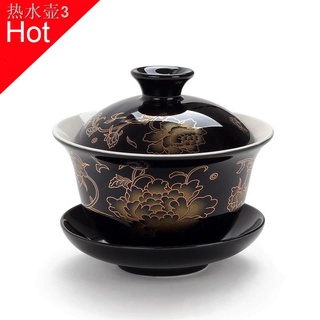 Multi-function﹍Chinese Traditions Gai Wan Tea Set Bone China Tea Sets Dehua Gaiwan Tea Porcelain Pot