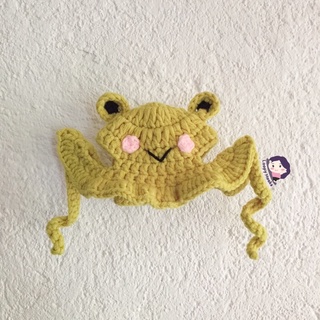 Frog Crochet Hat For Pets