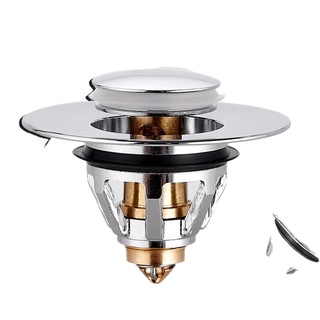 imported from the United States۩✠Zezzo®Stainless Steel Bounce Core Push-type Drain Filter Universal