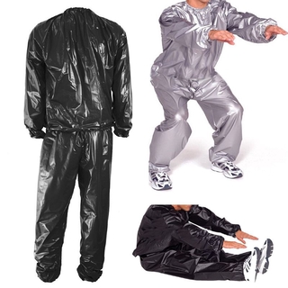 Gym Heavy Duty Sweat Suit Sauna Exercise Fitness Weight Loss Anti-Rip Suit L-5XL