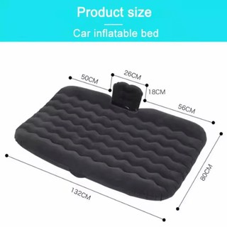 Inflatable Car Bed/Car Air Mattress Air cushion travel cushion (5)