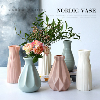 Nordic modern style plastic vase