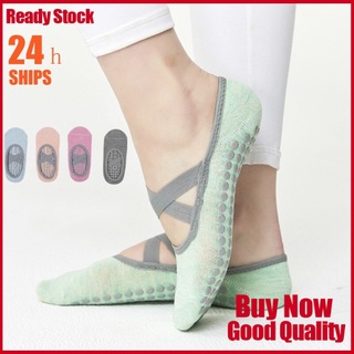 HOLA Yoga Pure Cotton Silicone New Anti Slip Yoga Socks Pilates Socks