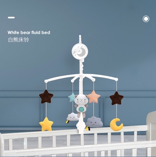 Baby Toys Bed bells Baby Crib Holder Rattles Clockwork Music Box Bed Bell Toy Bear Toys For Children (4)