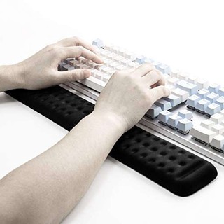 ♥Keyboard Wrist Rest Gaming Tenkeyless Memory Foam Hand Palm Rest Support For Office, (2)