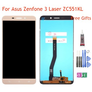 ZY ASUS ZenFone 3 Laser ZC551KL Z01BD LCD Display With Touch Screen Digitizer Replacement