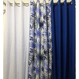 1PC Curtain Printing Blue Curtains 215x150cm with 8 Ring DIY Combination Kurtina CURTAIN HANS