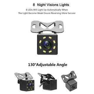 8 LED Car Rear View Camera Auto Parking Reverse Backup Camera Night Vision (2)