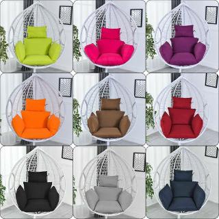 [only Pillow ]Rattan Swing Patio Garden Weave Hanging Egg Chair Cushion In or Outdoor Pad women Gift (1)