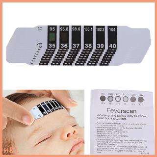 Reusable Flexible Head Fever Forehead LCD Thermometer Strip Color Change Home Test Temperature