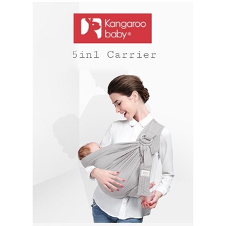 【Ready Stock】Baby Carrier ✒✽┅5in1 Baby Wrap Carrier Newborn Baby Wrap Ring Sling Carrier Baby Nursin