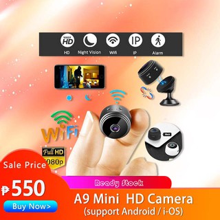 A9 Mini HD Camera Full 1080P WiFi Mini SPY Hidden Camera Wireless Rechargeable Battery IP Camera CCTV Infrared Night Vision