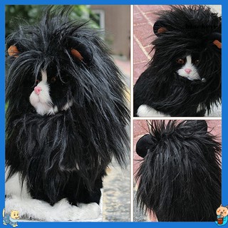 accessoriesdog toilet◑✿◄BE-Pet Costume Lion Mane Design Simulation Polyester Cosplay Prop Wig Cap fo