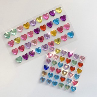 Korea IG Girl Love Diamond Three Dimensional Stickers Mobile Phone Diary / Journal Album Makeup Decoration Waterproof Stickers