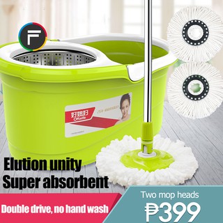 Mop has a stainless steel bucket efficient washing labor-saving worry-free and environmentall
