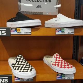 6 Colors Vans Slip on Black and White Chessboard Red and White Half Drag Low Top Loafer Shoes Vn0004kteo1