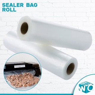 ☊Vacuum Food Fresh Sealer Roll Bags Roll (12cm | 15cm | 17cm | 20cm | 25cm | 30cm x 500 cm )