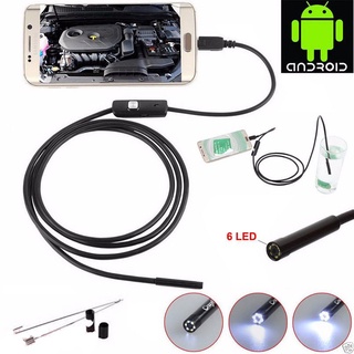 Low Power 7mm Lens 1M/1.5M/2MCable Waterproof Endoscope Mini USB Inspection Borescope Camera For