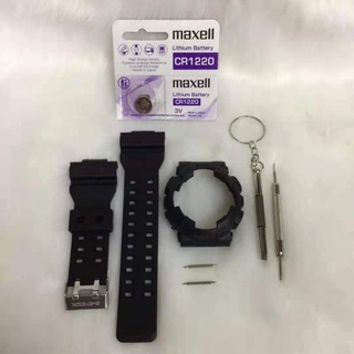 G-shock Replacement Strap and bezel set Free tools and battery for GA100/GA110/GA120
