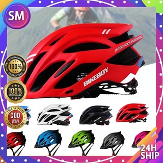 COD##Bikeboy Bicycle Helmet Road Mountain Cycling Helmet Integrally-molded Ultralight Bike Helmet