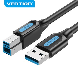 Vention USB 3.0 Cable Square Connector USB A to USB B Male to Male 2A High Speed 5Gbps for Monitor Disk Enclosure Camera