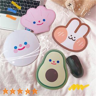Ins Wind Japanese Personality Creative Mini Computer Mouse Pad Cute Smiley Cloud Avocado Mouse Pad Trumpet (1)