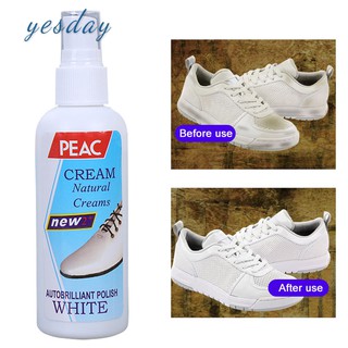 White Shoes Cleaner Whiten Refreshed White Shoe Cleaner Spray Polish Cleaning Tool Whitening Spray Casual Shoe Sneakers