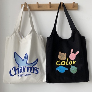 Simple and versatile Korean bag for women sling bag handbag shoulder bag large-capacity printing